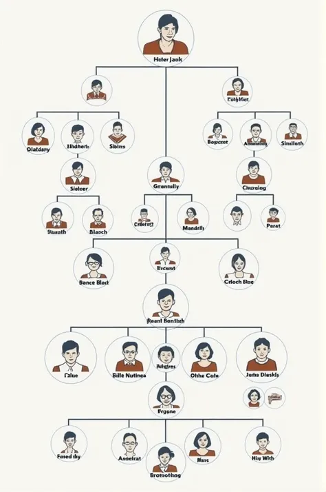 Make a family genogram 

My family first- mom and dad, 3 siblings, and me

Siblings of my dad and their children- 1st sibling has 3 child- 2nd has 3 child, 3rd has 1 child, 4th has 2 child, 5th has 2 child

Sibling of my mom and his children- 1 and 2 child...