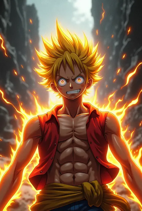 Super Saiyan、Realistic、Luffy