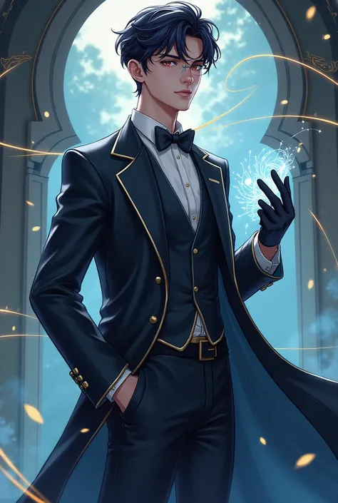 20 years old boy, mbti infj, 2d anime, magician 