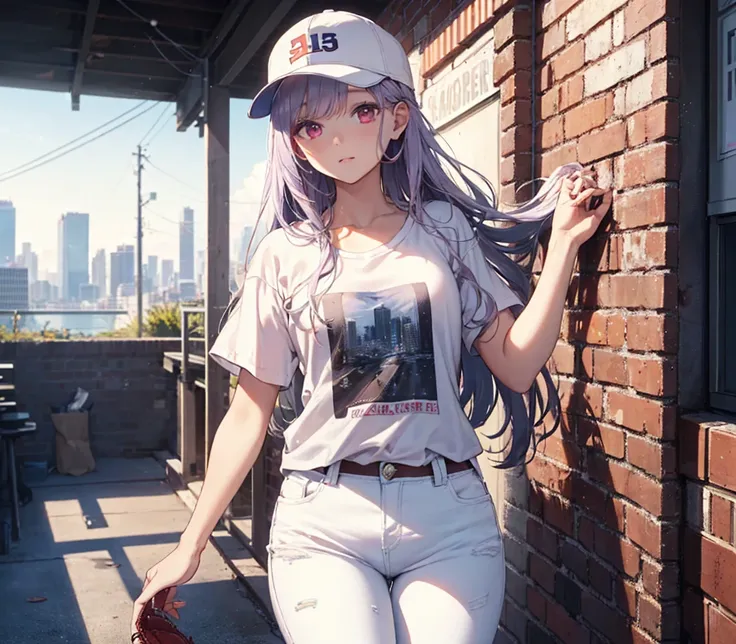 (Close-up:1.3),Realistic,Highest quality, Super detailed, High-quality CG rendering, The most delicate and beautiful, Floating softly, High resolution, (1 person), (Highest quality,4K,8k,masterpiece:1.2), Light purple hair,(Long Hair:1.5),Red eyes,(Pure wh...