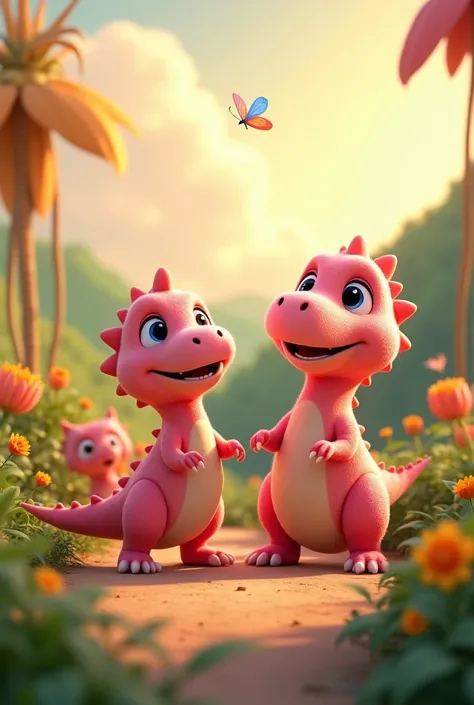  Pink Baby Dinosaurs Pixar Drawing