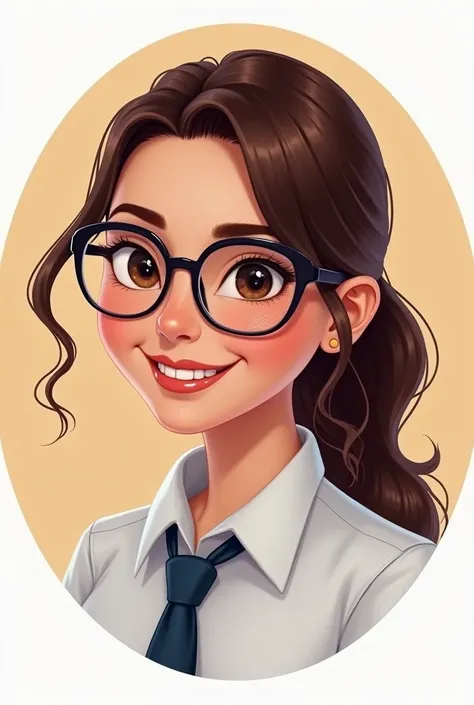 smiling woman with glasses and tie in a circle, fernanda suarez, alanis guillen, Carolina Gariba, olivia de bernardinis, malika favre, lorena avarez, valentine shuffle, avatar image, foto perfil, Jenna Barton, headshot foto perfil, Julia Fontes, Andreia Ro...