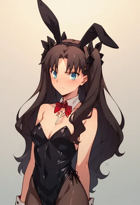 Tohsaka Rin, bunny costume 