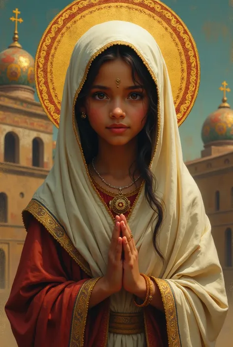 Ethiopiyan orthodox girl