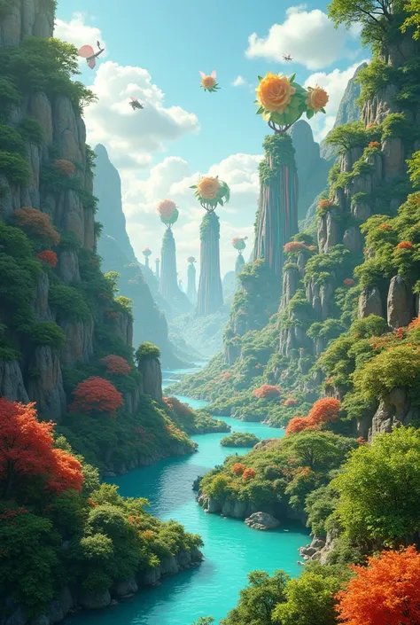 I want an image linked to nature and animated society
