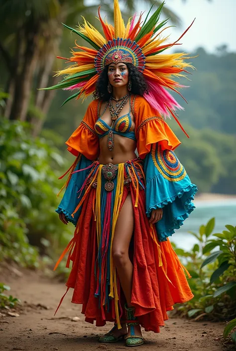 That is not a typical Costa Rican costume 