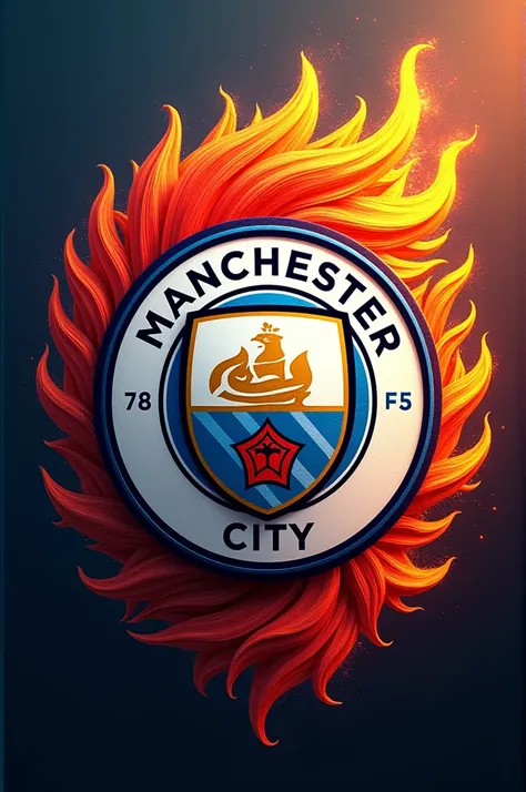 Manchester City&#39;s crest mixed with Flamengo&#39;s
