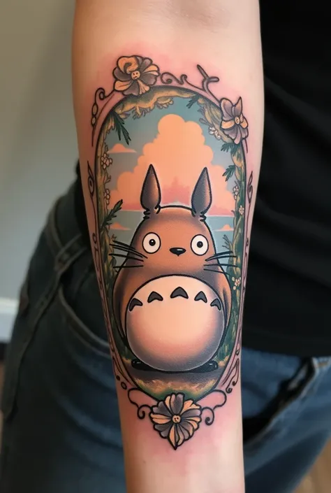 Studio Ghibli Character Tattoo Art
