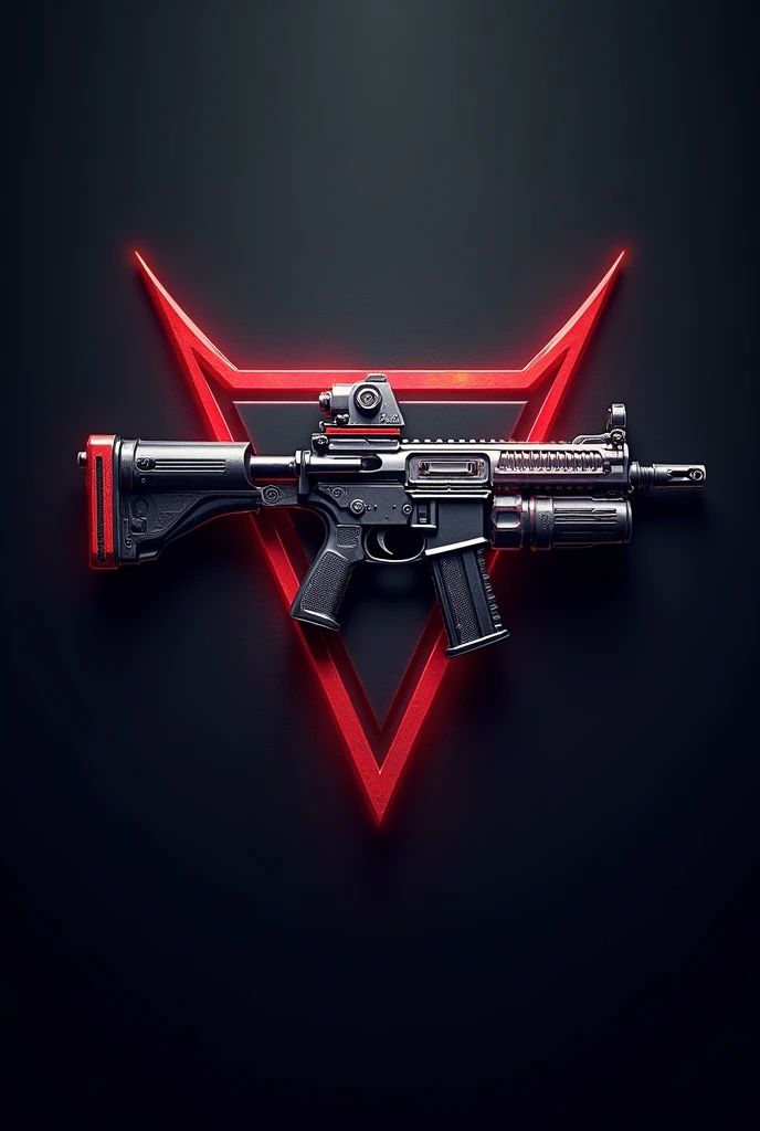 Logo with the name DEATH GUN for the game Call of Duty Mobile 