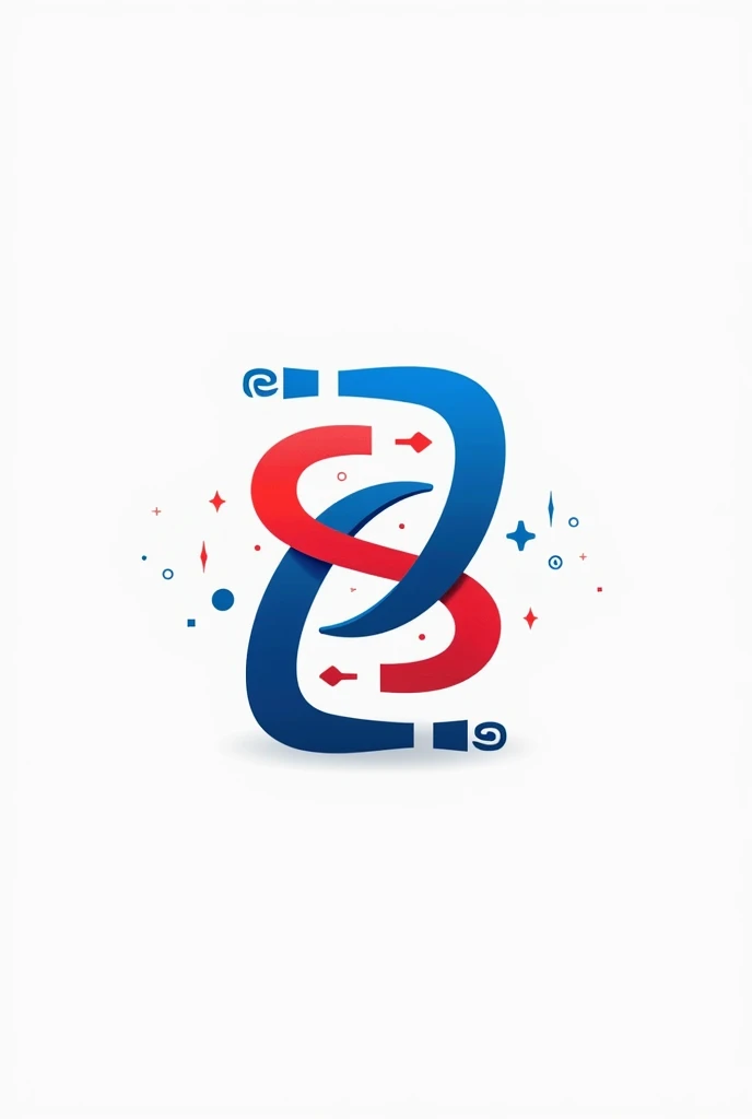 Create a logo for jobs available, in blue and red in Spanish 