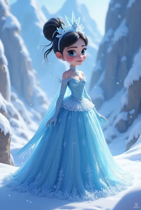 Vanellope Disney as the Ice Queen