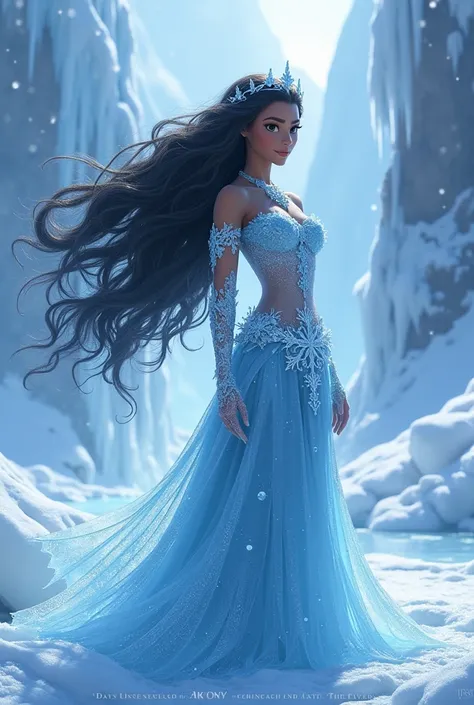 Moana disney as the ice queen