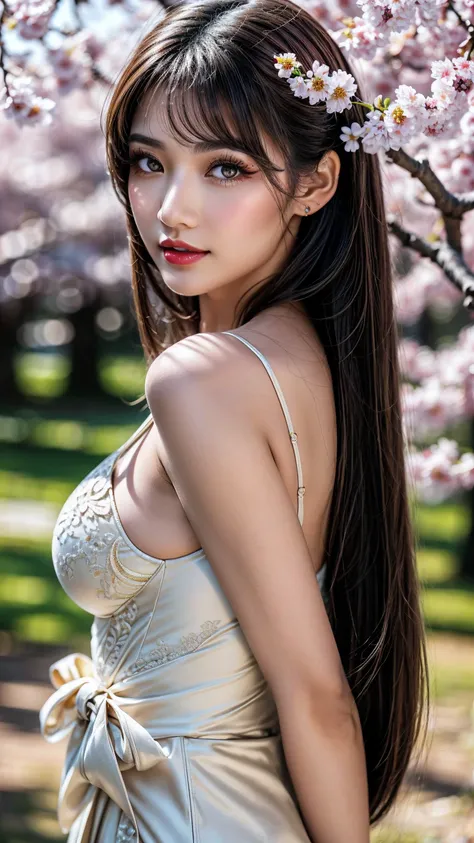 Realistic (photorealistic Realism), (high resolution), ((intricately detailed digital art)), (ultra realistic texture details: velvety skin, hair.), (ultra quality), professional photography, (glamour shot of Japanese woman:1.3), (intricately detailed real...