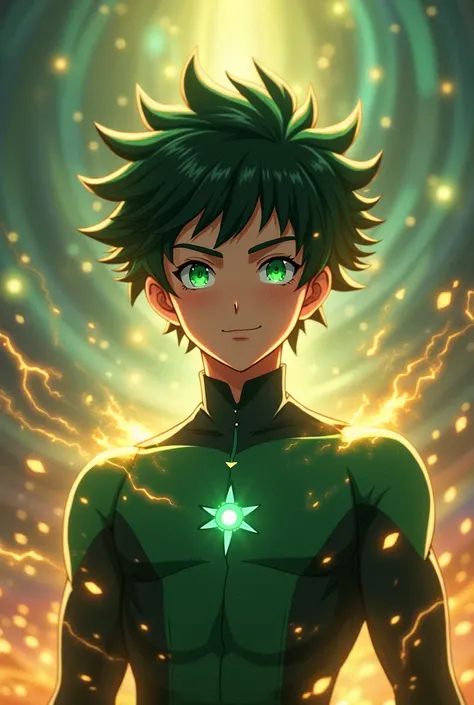 Izuku Midoriya as the son of a powerful ada and a human 