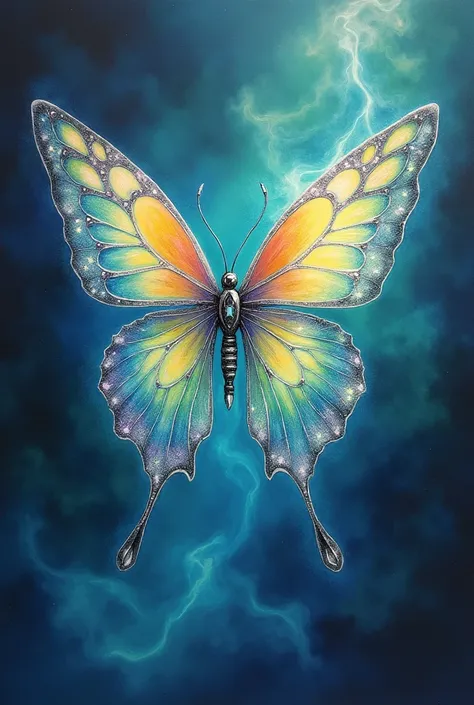 Mystical Butterfly Drawing 