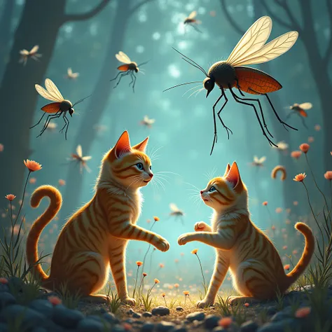 Cats and mosquitoes