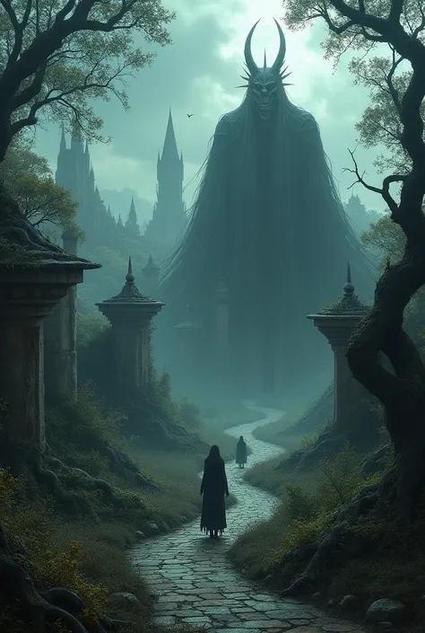 Disney world in dark fantasy version.