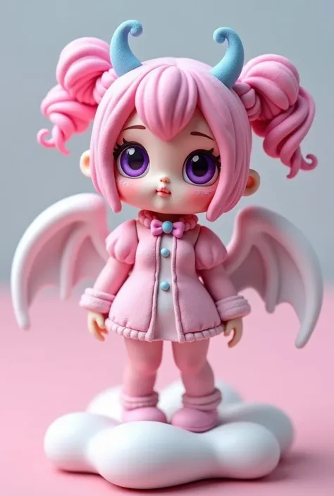 A charmingly mischievous 3D succubus figurine, meticulously crafted with a soft and pluffy aesthetic that adds a whimsical twist to the traditional depiction of the mythological creature. Standing at a delightful 6 inches tall, this enchanting figurine boa...