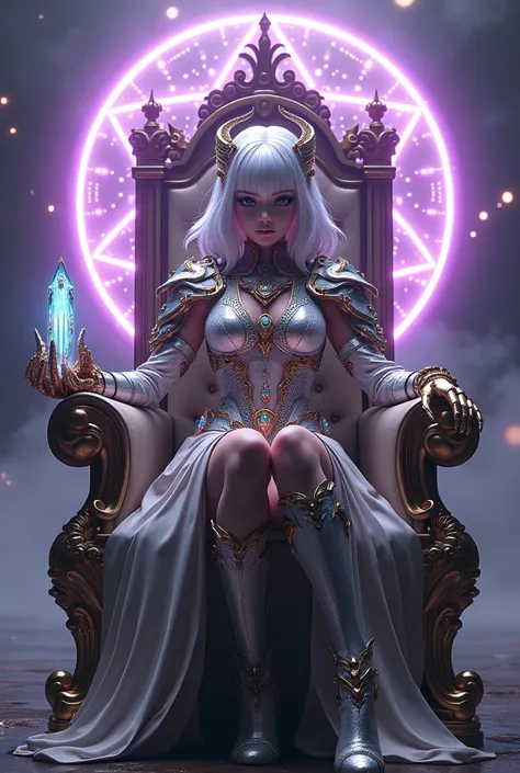 Surreal　Very detailed　Ultra Fantasy　Ultimate Details　Ultra-high resolution　8K 32k 3D 　clear, Beautiful Eyes　　Silver Hair　　　assassin　　 　mechanical engineering　Mechanic Art　　.　intricate and elaborate design, おmoney, money　Silver　Silver 紫　Black-purple　Dynamic...