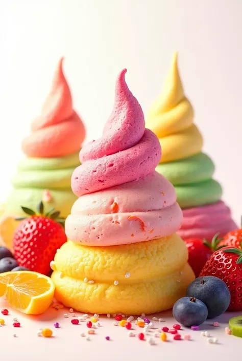 Image about ice creams based on fruit 
