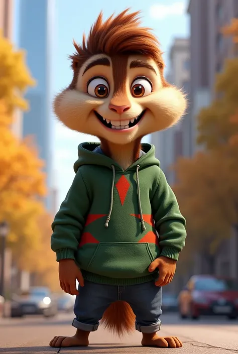 Help me in the character Alvin and the Chipmunks(Teodoro) looks like a person 