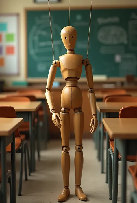  student in the classroom make him like a puppet 
