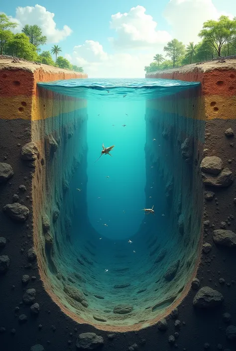 water table under the ground