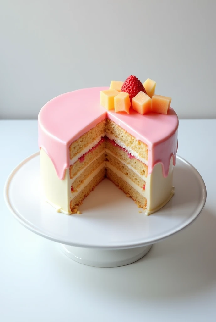 make a picture of a cake with fraction 1/25