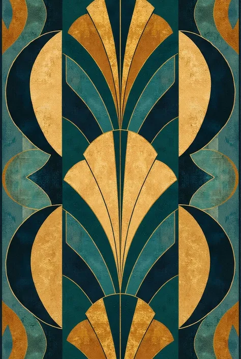 create an art deco pattern for a rug