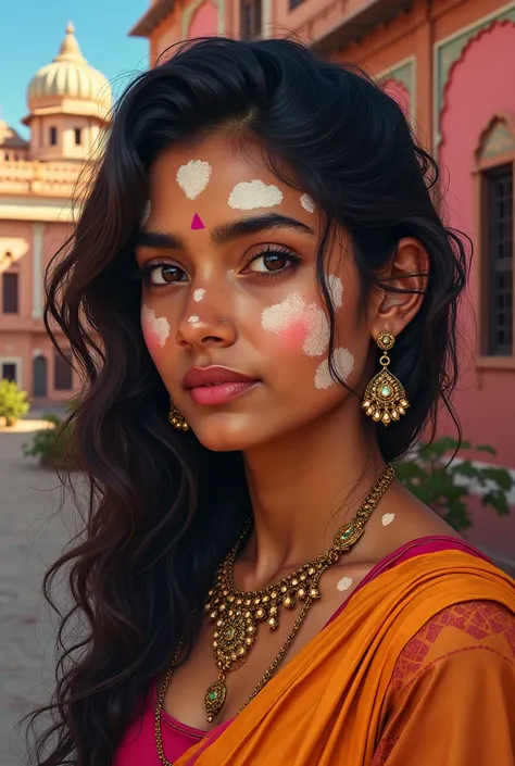 India with vitiligo