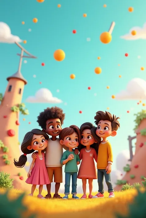 Ganerat 3d cinematic is cartoon style True friends are the most important part of our lives. With their help and companionship, we can face any challenge.