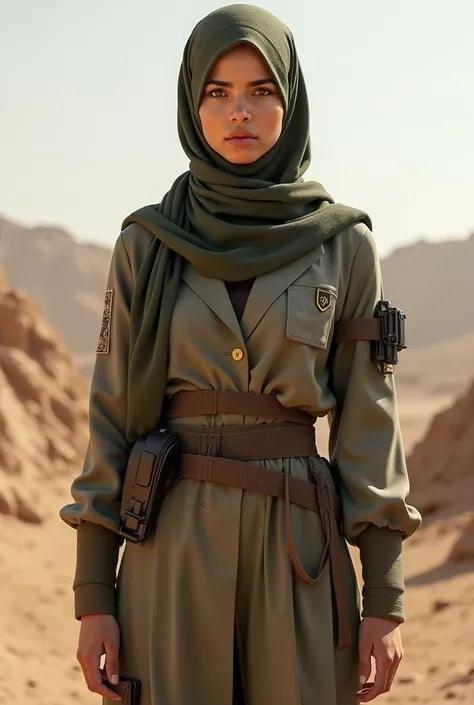 Islamic decent female army uniform without belt 