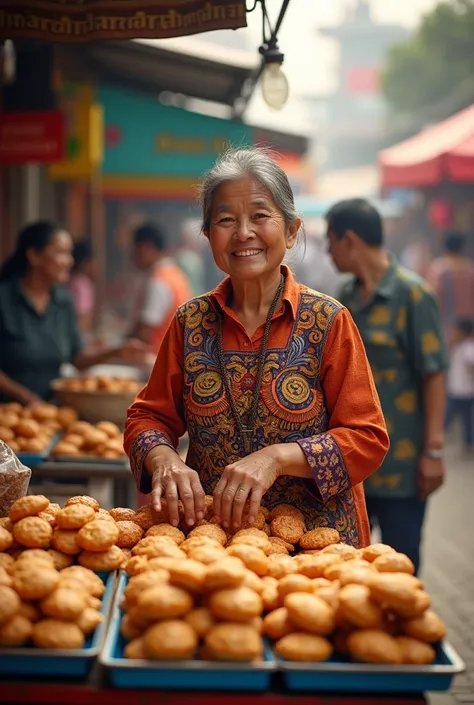 Malaysian pastry seller 