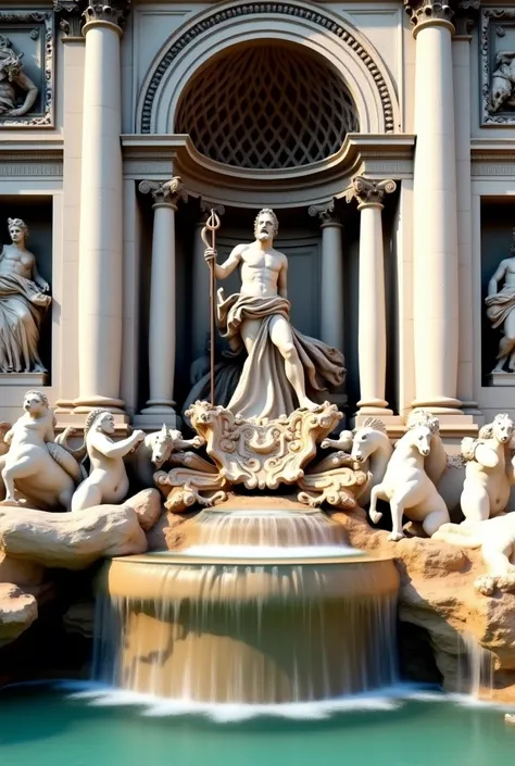 CREATE THE TREVI FOUNTAIN