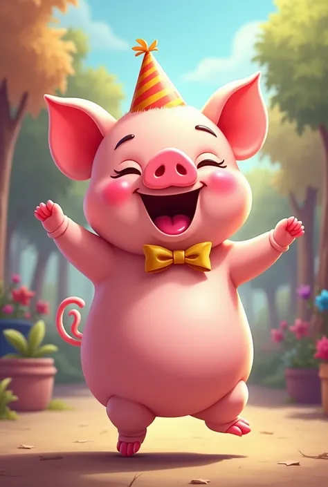 Dancing pig