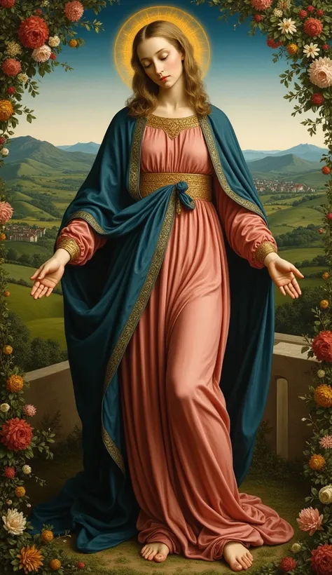 Virgin Mary by the Italian Renaissance painter Sandro Botticelli