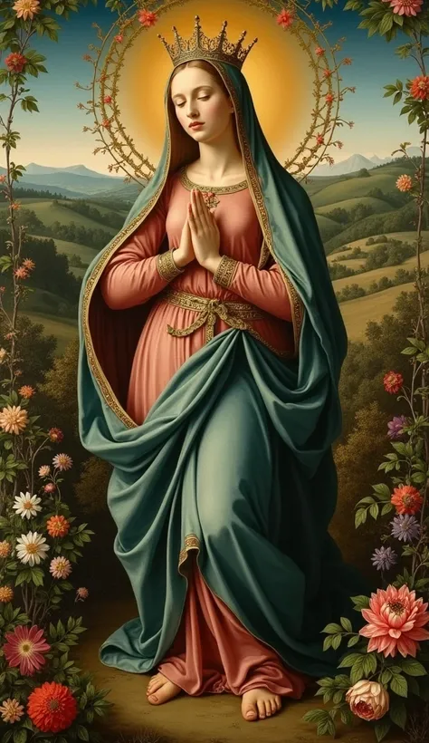 Virgin Mary by the Italian Renaissance painter Sandro Botticelli