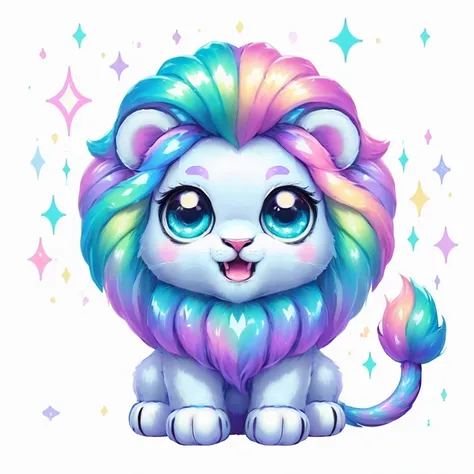 A cartoon panda with a rainbow body sitting on a black background, Lisa Frankのアートスタイルで, Cute Panda, Lisa Frankスタイル, Lisa Frank, Lisa Frankの肖像, Lisa Frank風, inspired Lisa Frank, アレックス・イェネスとLisa Frank, Cute and detailed digital art, Lisa Frank, Cute Colorful...