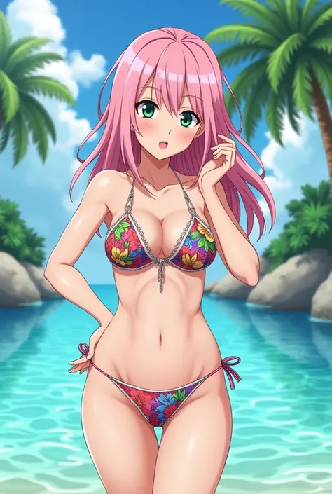 Anime Naruto, Sakura in a bikini