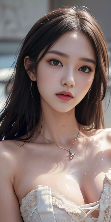 As it is,((16K, masterpiece, RAW Photos, Highest quality,Ultra-high resolution, Realistic, Highly detailed CG integrated in 16K)), 8k, diamond,wallpaper, Written boundary depth,Beautiful Face:1.4,big, Beautiful double eyelids,Cinematic Light,Beautiful Face...