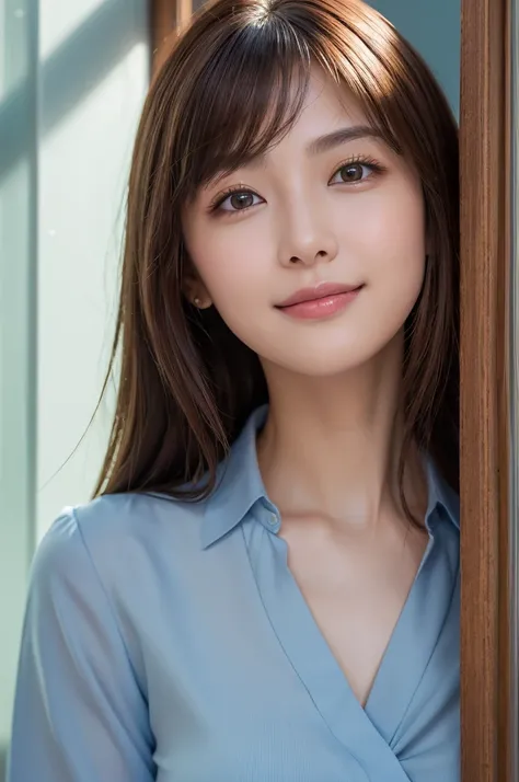 (((Natural Makeup))),(Amazing face and the best quality:1.4), (Ultra-detailed), (Very detailed CG 統合 8k 壁紙), Very detailed,High resolution raw color photos, Professional photography, Realistic portraits, Great face and eyes, Brown eyes,Blue striped bikini,...