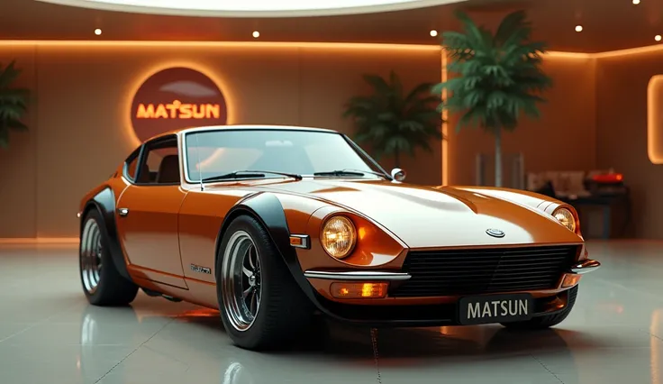 Orange color old old year old year old air old air old air old air old air older older 2025 Matsun 240Z showroom background logo in 2025 Matsun 240Z in luxurious showroom