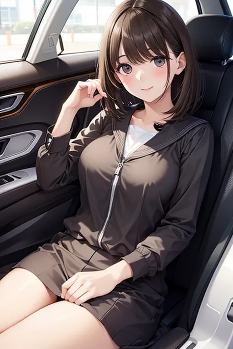 anegasaki nene、Shiny brown hair, short hair, (Beautiful brown eyes、Sparkling eyes, Fine grain)、smile、Ultra-detailed eyes、Highly detailed face, Highly detailed eyes,Cowboy Shot、



(masterpiece, 最high quality, high quality),
(1 girl:1.3), Trying to get out ...