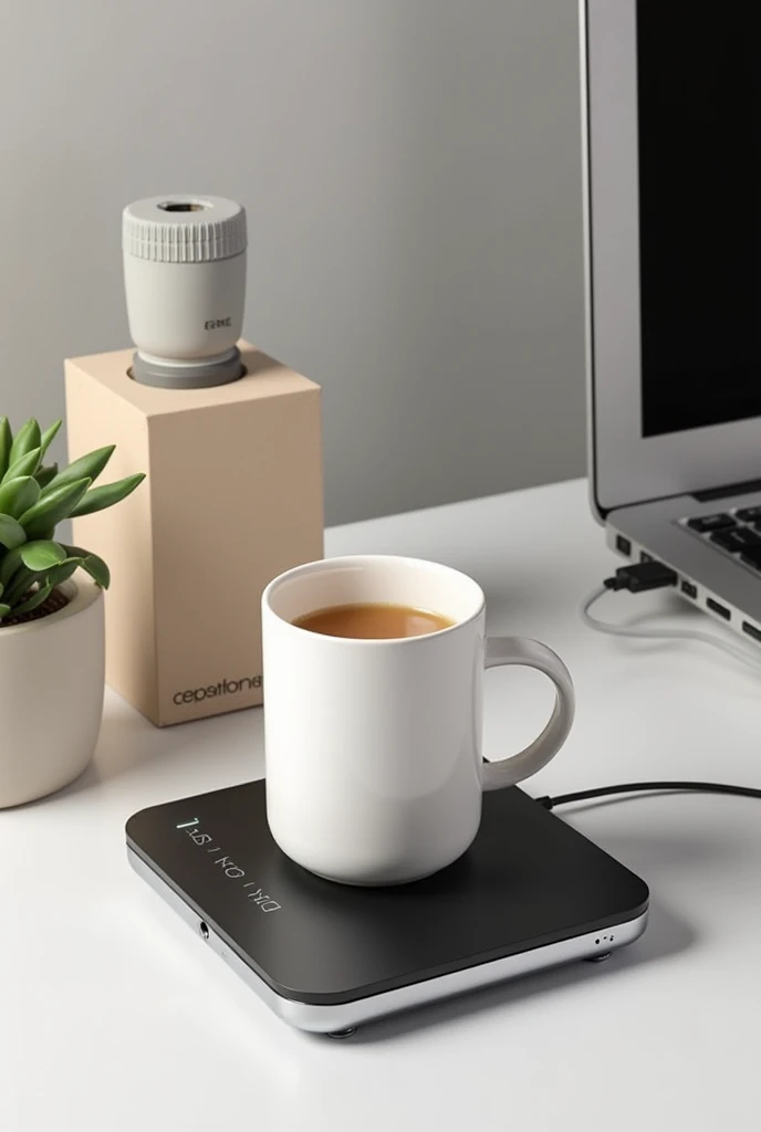 multifunction mug holder with powerbank with packaging 