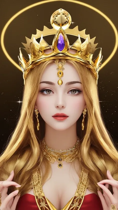 goddess　gold　gorgeous　crown　pure　