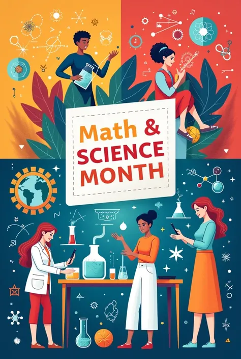 Make Math and Science Month poster