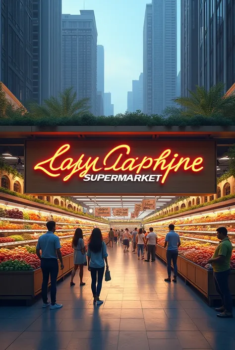 A big supermarket and supermarket is named by Ajay Lamichhane