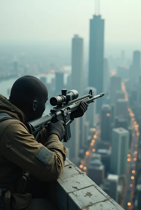 Recreate a Sniper on top of a building 