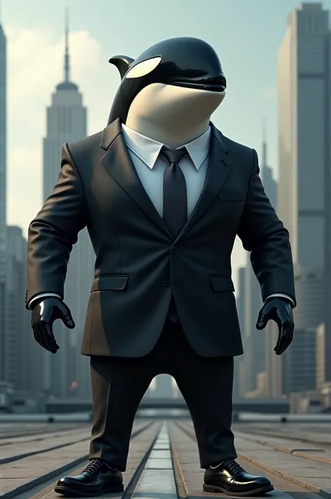 Orca in Business suit