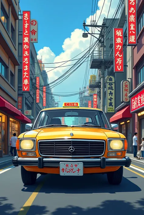 taxi,Japan,ジャパンtaxi,An illustration